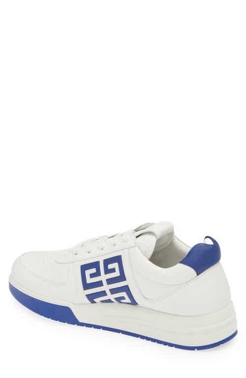 Shop Givenchy G4 Low Top Sneaker In White/blue