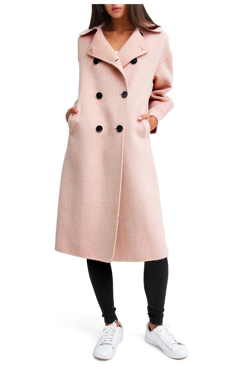 herlipto Double Breasted Wool-Blend Coat | forstec.com