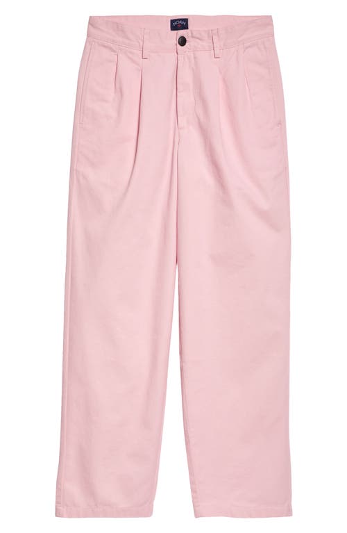Noah Twill Double-Pleat Pants purple 34（Shop Noah Cotton