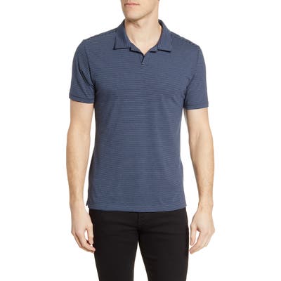 Robert Barakett Jason Stripe Polo, Blue
