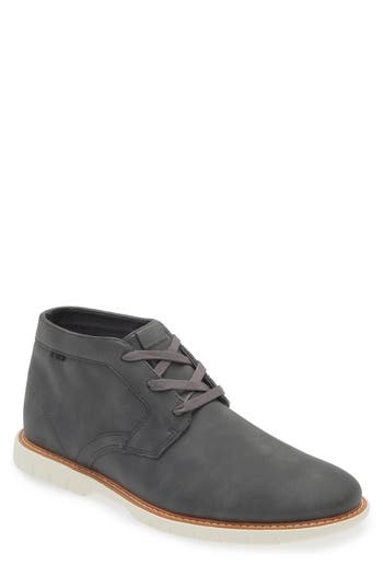 Ben Sherman Whitby Chukka Boot In Dark Charcoal/whisper White