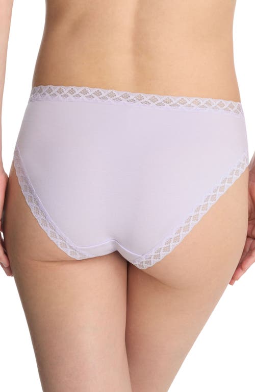 Natori Bliss Cotton Girl Brief In Lavender Haze