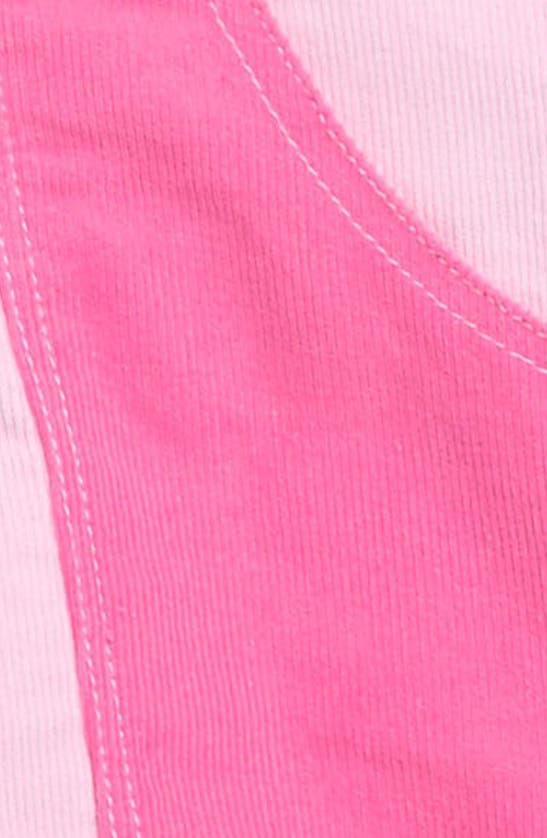 Shop Joe's Kids' Avril Two-tone Corduroy Shorts In Hot Pink