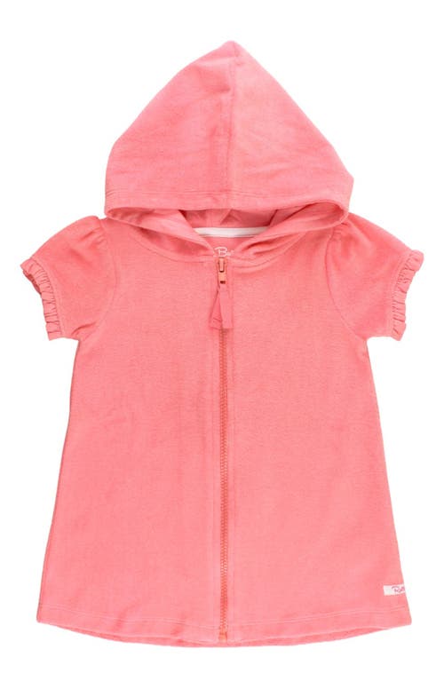 Rufflebutts Kids'  Terry Cloth Swim Cover-up In Pink