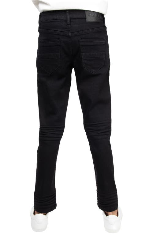 Shop X-ray Xray Kids' Cultura Stretch Straight Leg Jeans In Jet Black
