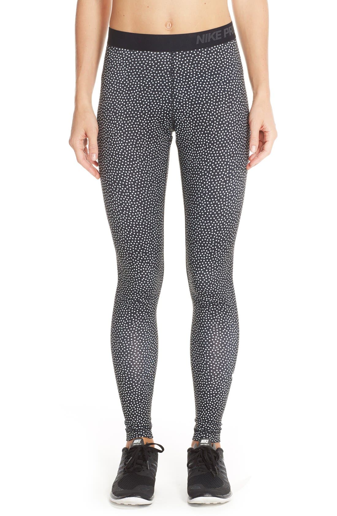Nike 'Pro Warm' Print Tights Nordstrom