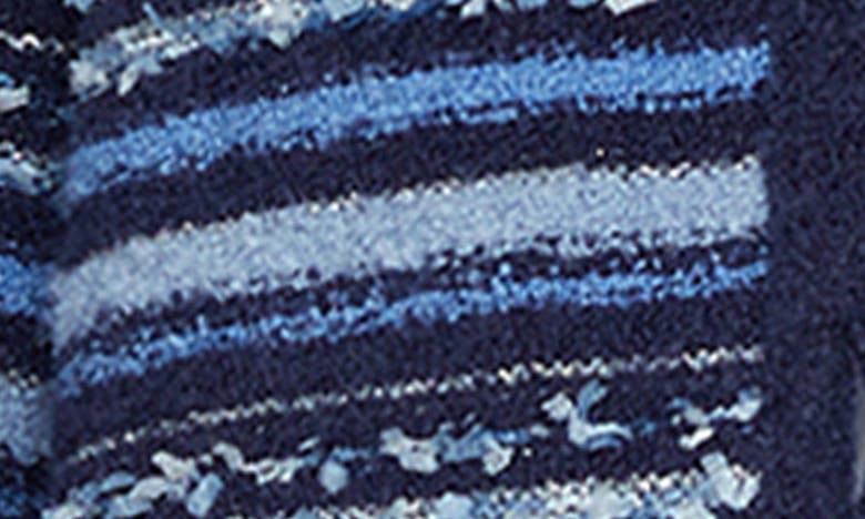 Shop L Agence Woodson Stripe Cardigan In Blue Multi