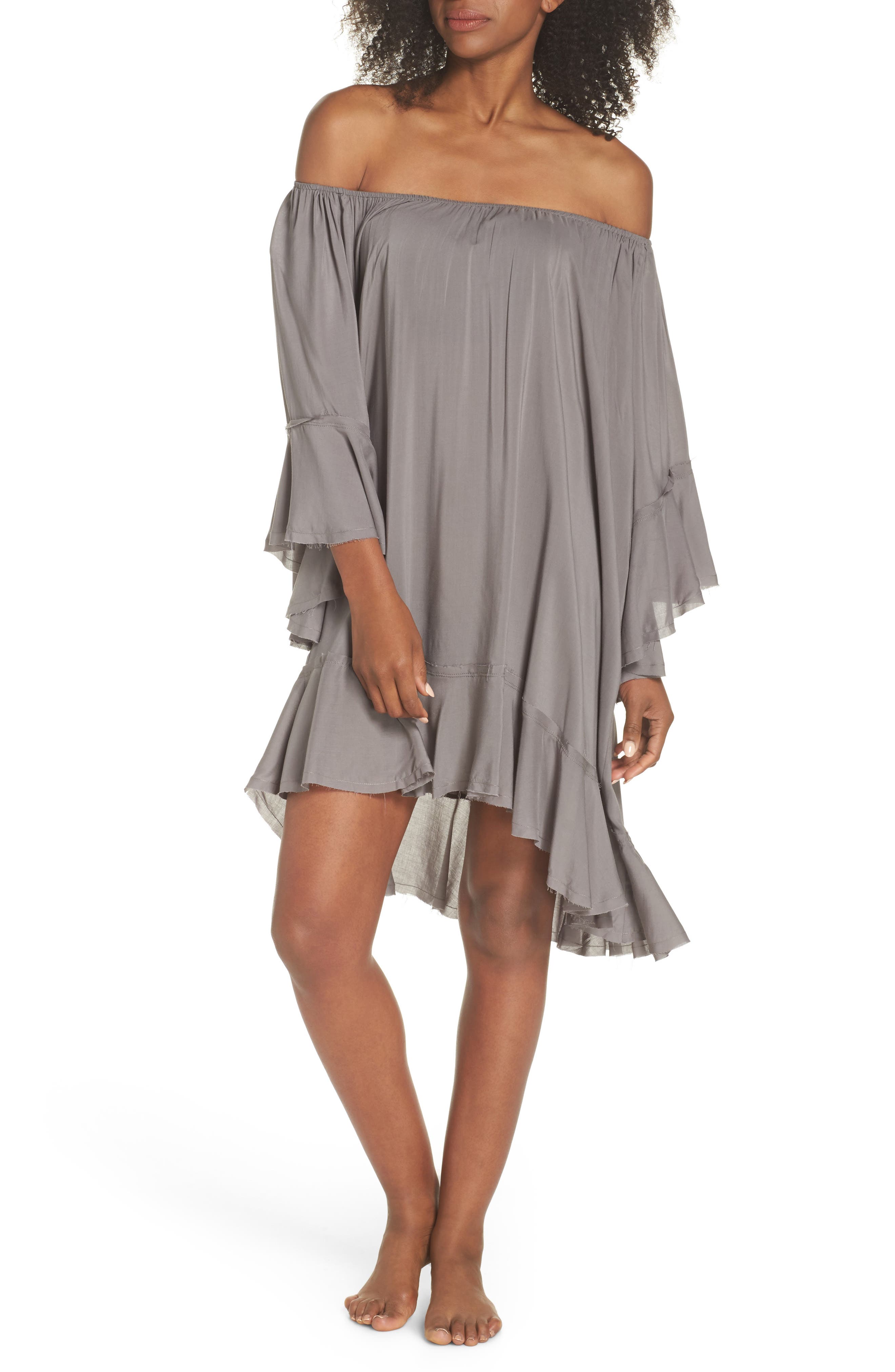 off the shoulder cover up dress