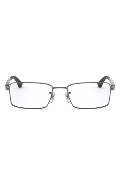Ray-Ban 54mm Optical Glasses in Gunmetal at Nordstrom