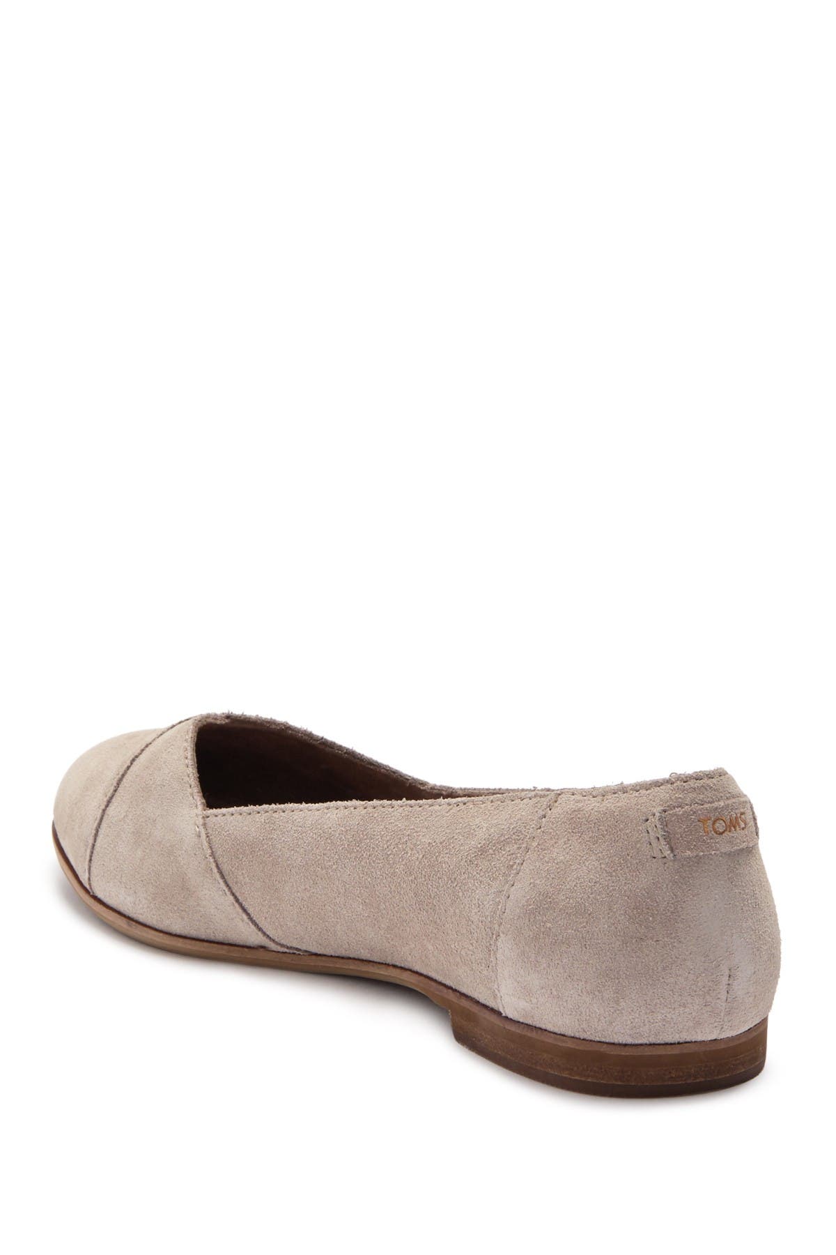 toms julie suede perforated flat