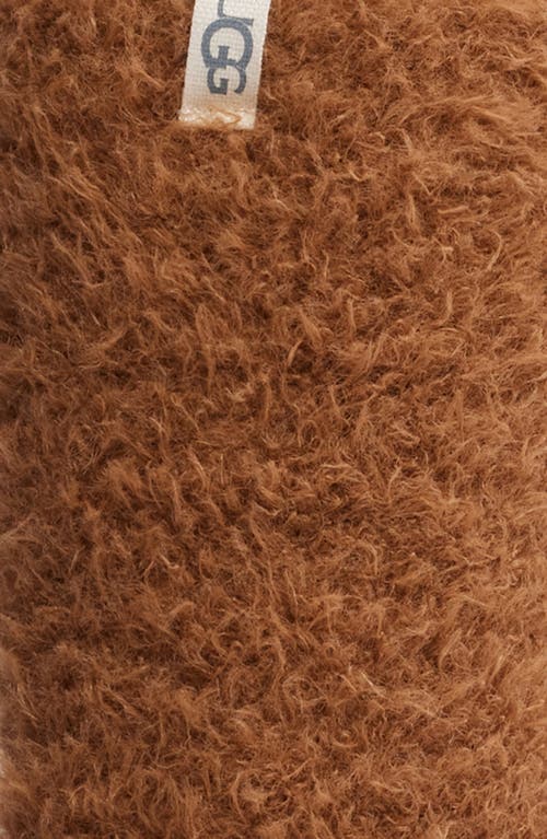 Ugg(r) Teddi Cozy Crew Socks In Chestnut