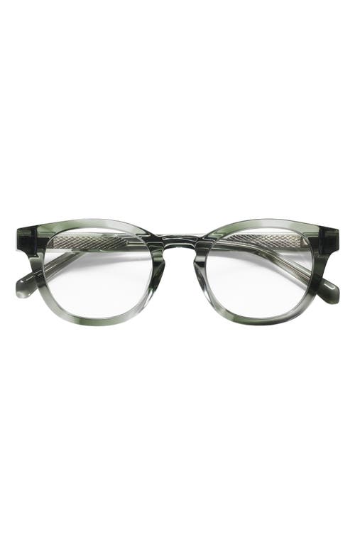 Waylaid 46mm Reading Glasses in Olive Crystal/Clear