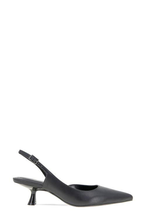 Bcbgeneration Kittie Pointed Toe Half D'orsay Slingback Pump In Black