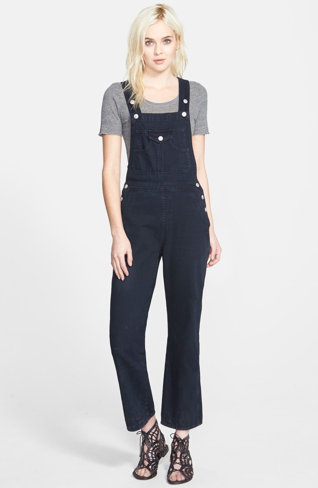 alexa chung denim jumpsuit