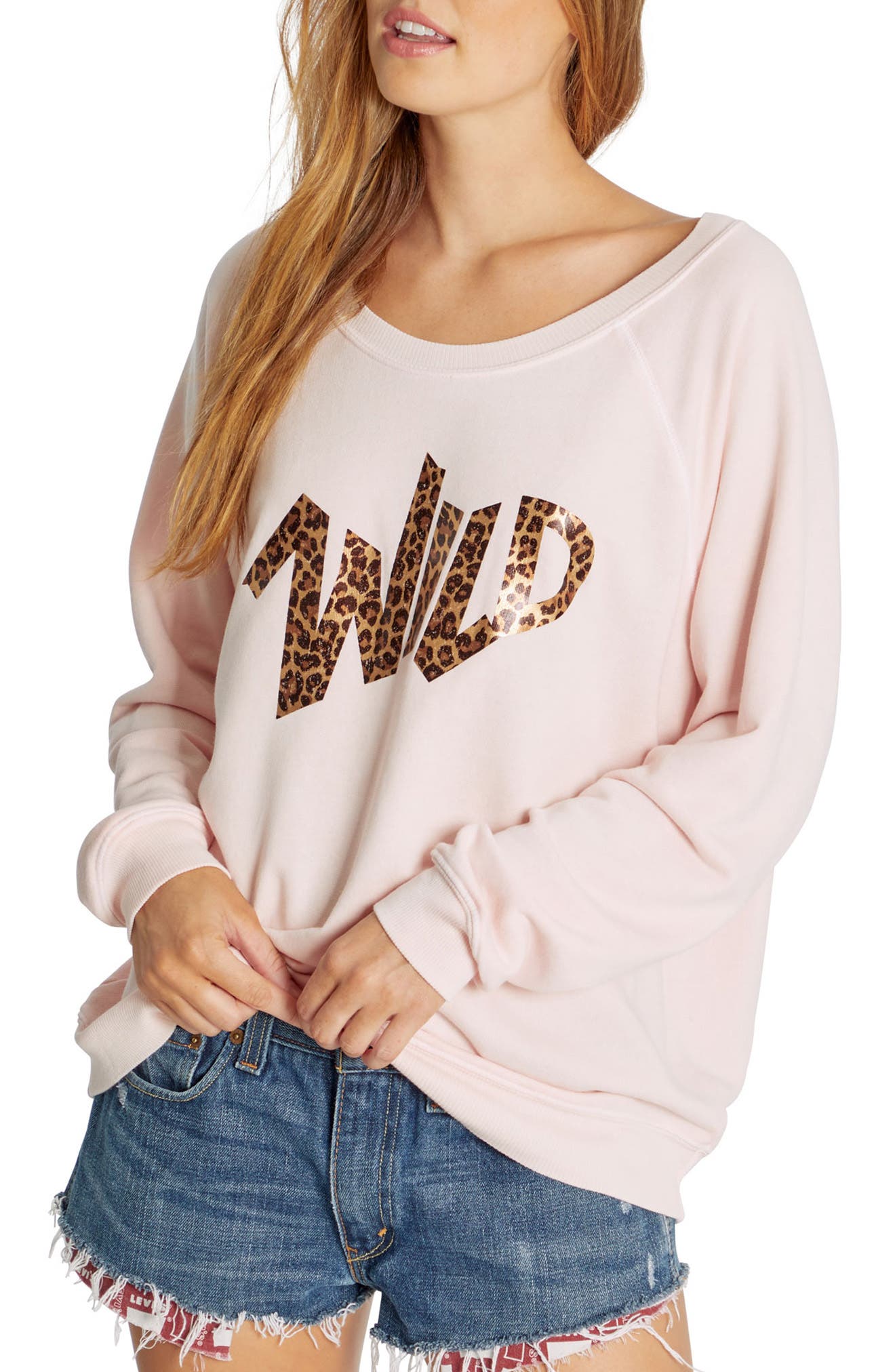 wildfox rose sweatshirt