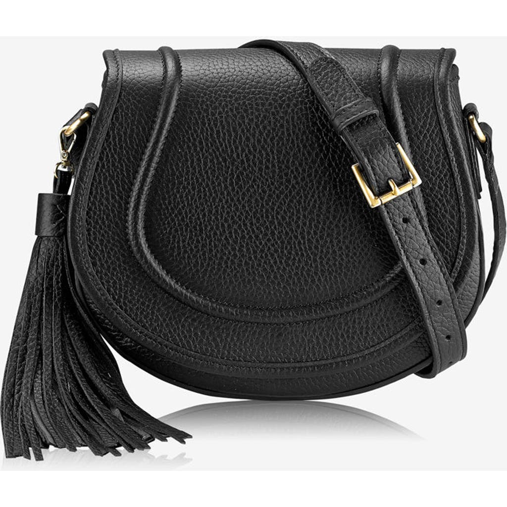 Gigi New York Jenni Saddle Bag In Black