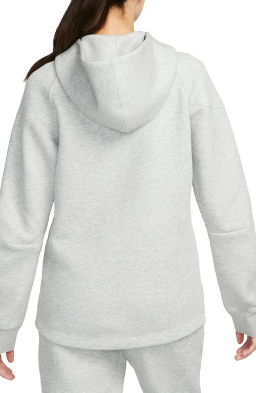 Shop Nike Sportswear Tech Fleece Windrunner Zip Hoodie In Grey Heather/black