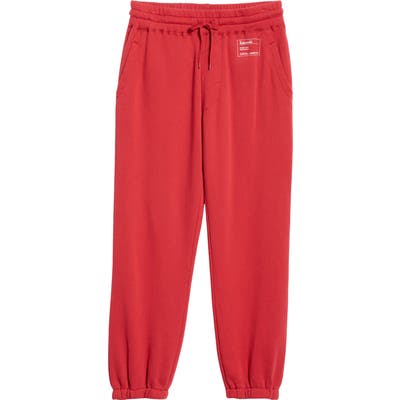 Entireworld French Terry Sweatpants, Red (Nordstrom Exclusive)