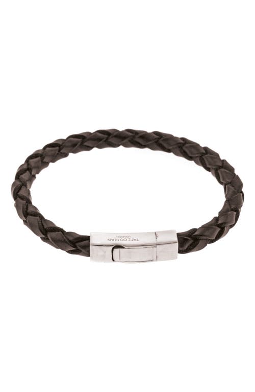 Tateossian Click Scoubidou Bracelet In Black
