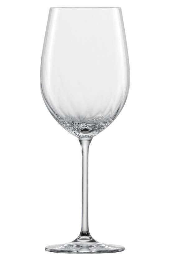 Shop Schott Zwiesel Prizma Set Of 6 Bordeaux Wine Glasses In Clear