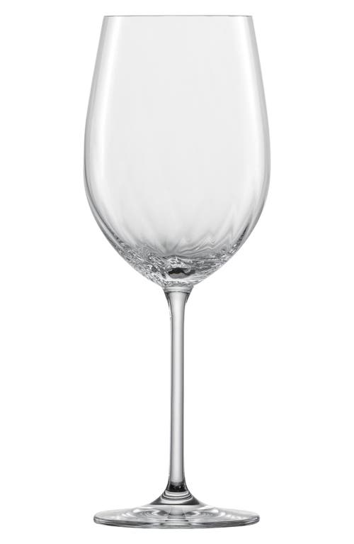 Schott Zwiesel Prizma Set of 6 Bordeaux Wine Glasses in Clear at Nordstrom