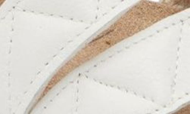 Naot Kayla Sport Wedge Sandal In Soft White Leather