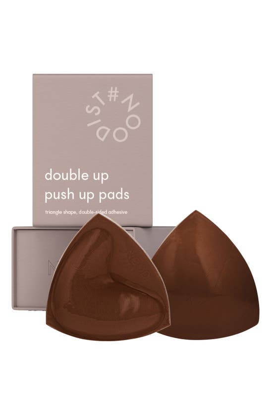 Shop Nood Double Up Triangle Push-up Pads In No.7 Bronze