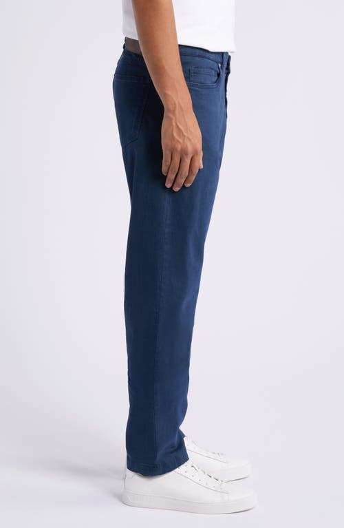 Shop Jack Victor Jackie 5-pocket Stretch Cotton Pants In Navy