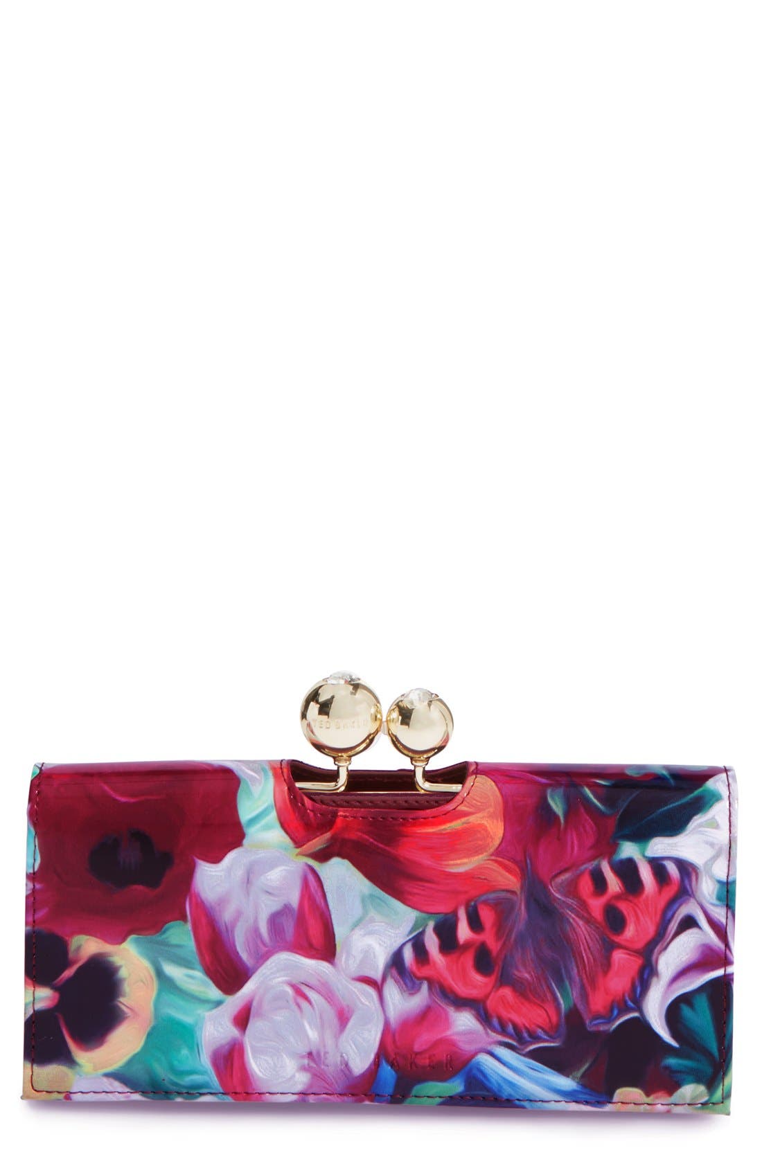 Ted Baker London 'Floral Swirl Bobble' Matinee Wallet Nordstrom