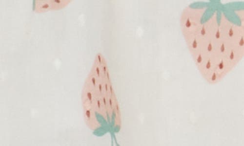 Shop Jessica Simpson Swiss Dot Cotton Top & Bloomer Set In Sea Salt