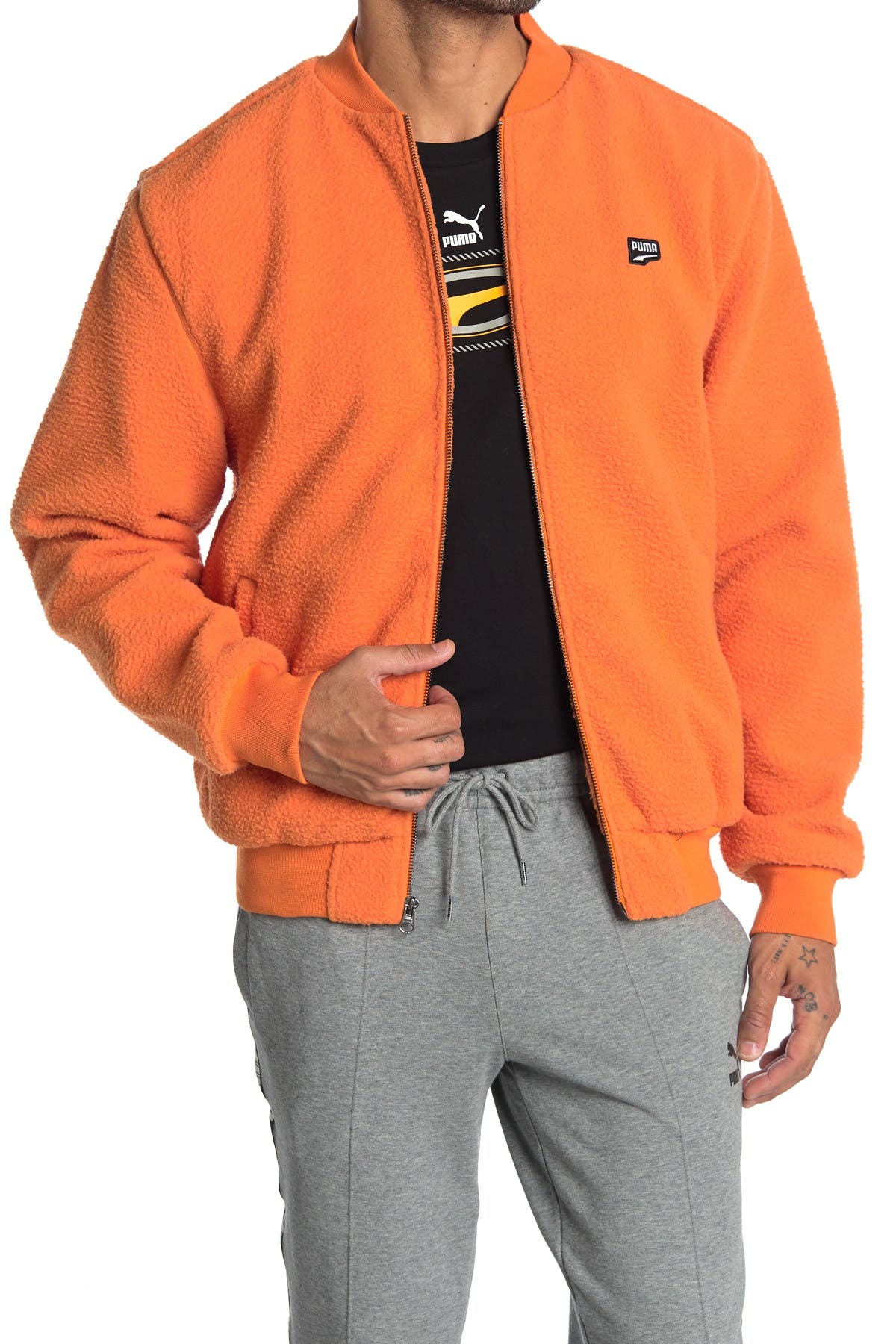 puma orange jacket