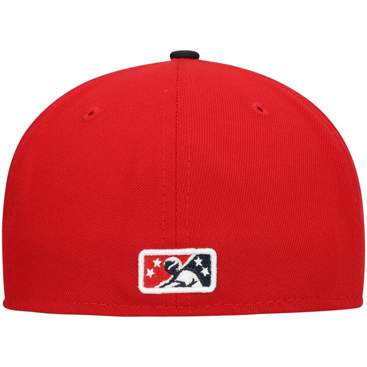 New Era Men's New Era Red Louisville Bats Authentic Collection Team