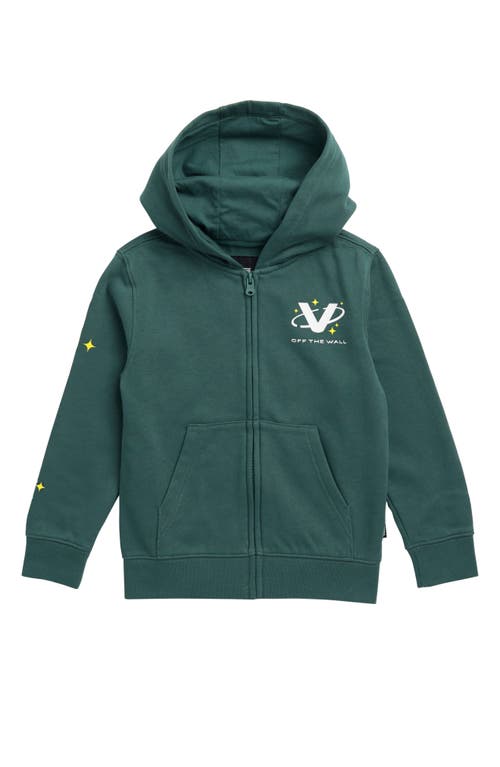 Vans Kids' Space Camp Zip Hoodie in Bistro Green at Nordstrom, Size 4