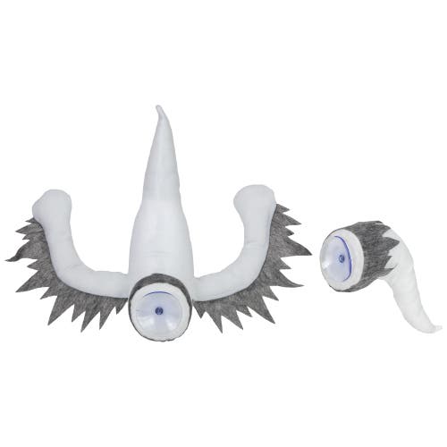 Northlight 12" Ghoulish Ghost 3-d Halloween Window Decoration In White