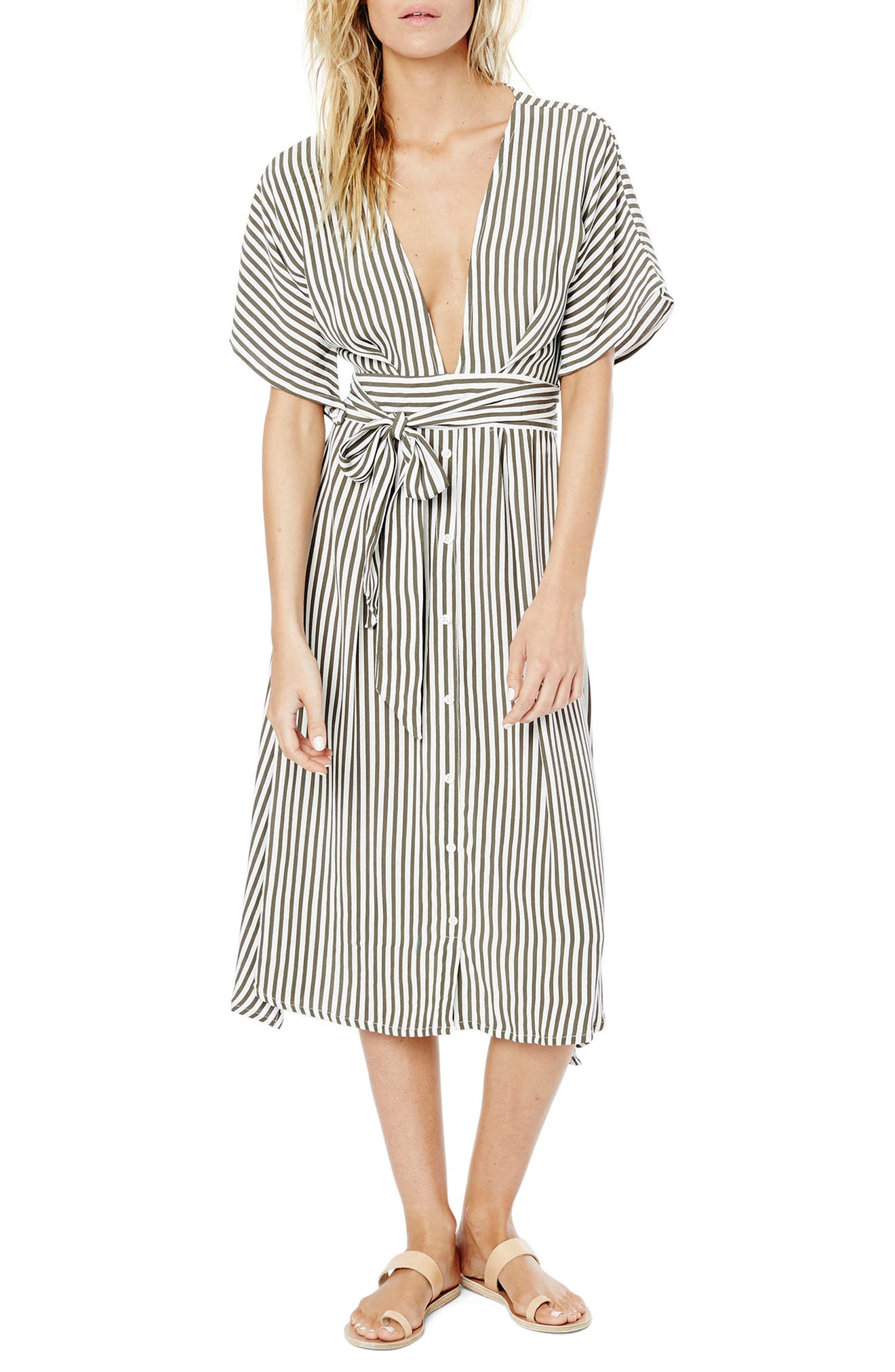 faithfull the brand mustang midi dress