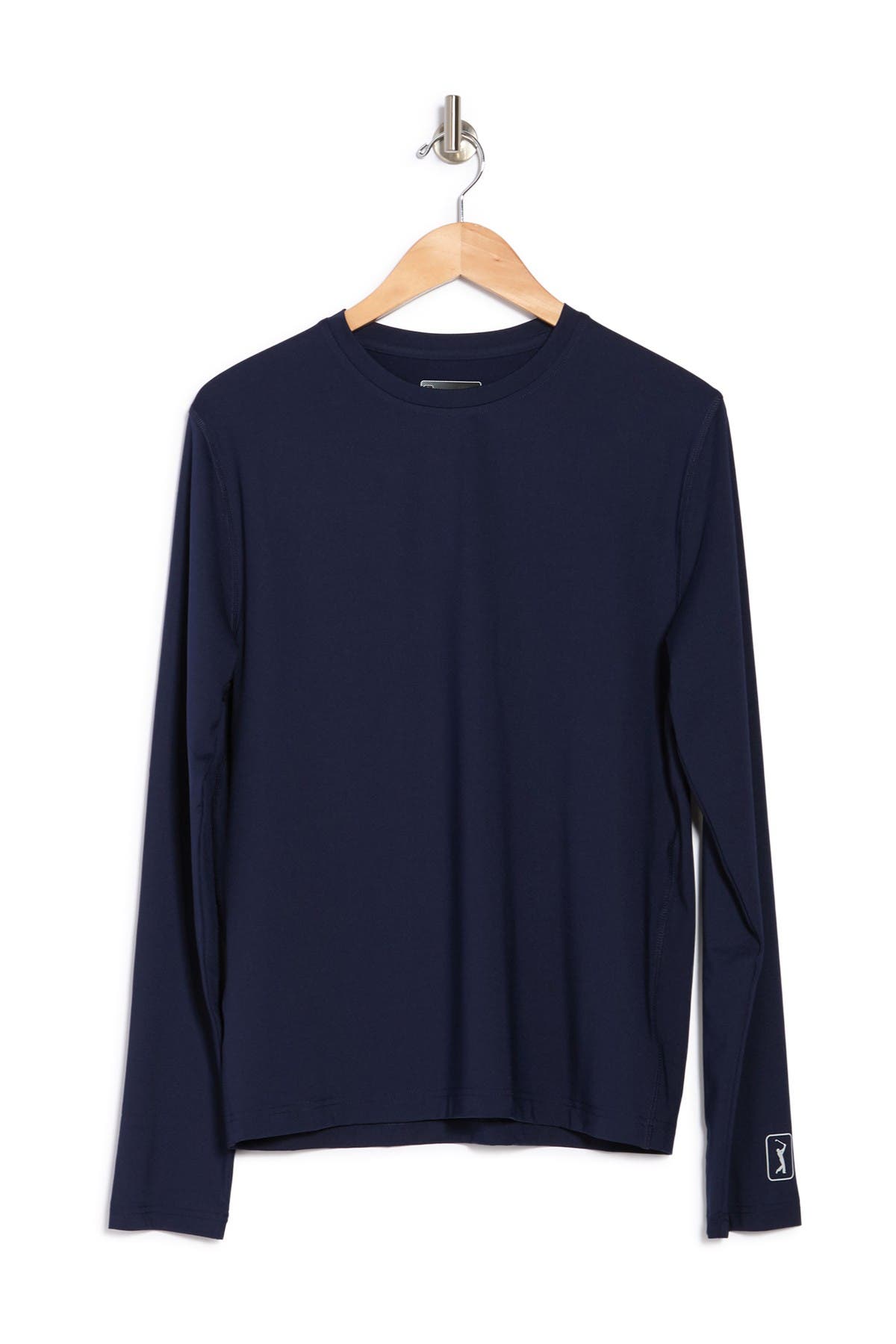 Pga Tour Crewneck Long Sleeve Upf 50 In Peacoat