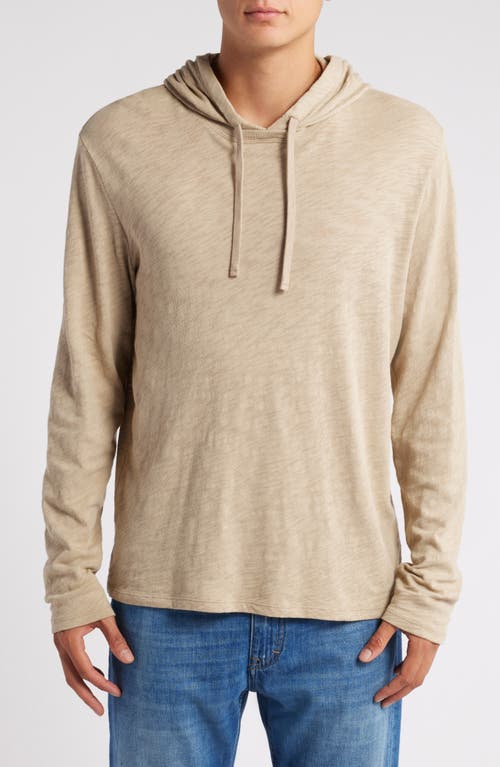 Shop Atm Anthony Thomas Melillo Slub Cotton Pullover Hoodie In Rye