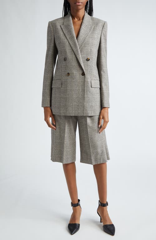 Shop Vince Glen Plaid Double Breasted Blazer In Heritage Grey