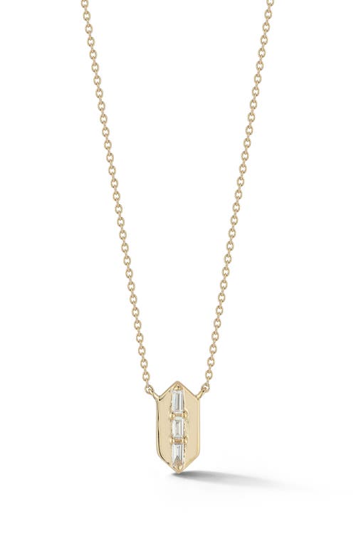 Sadie Diamond Pendant Necklace in Yellow Gold