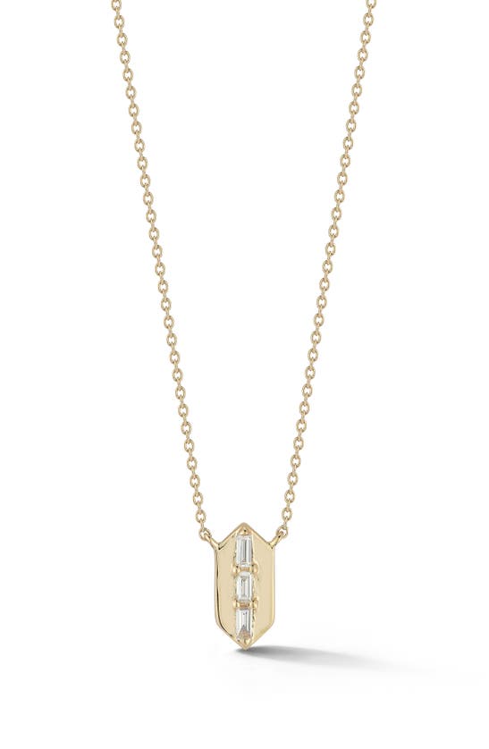 Dana Rebecca Designs Sadie Pearl Pendant Necklace In Yellow Gold