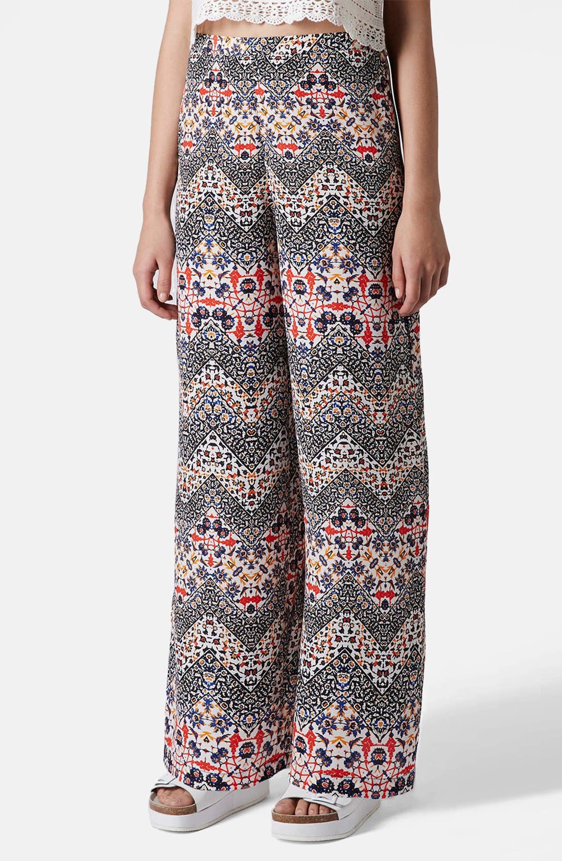 Print Wide Leg Pants Nordstrom