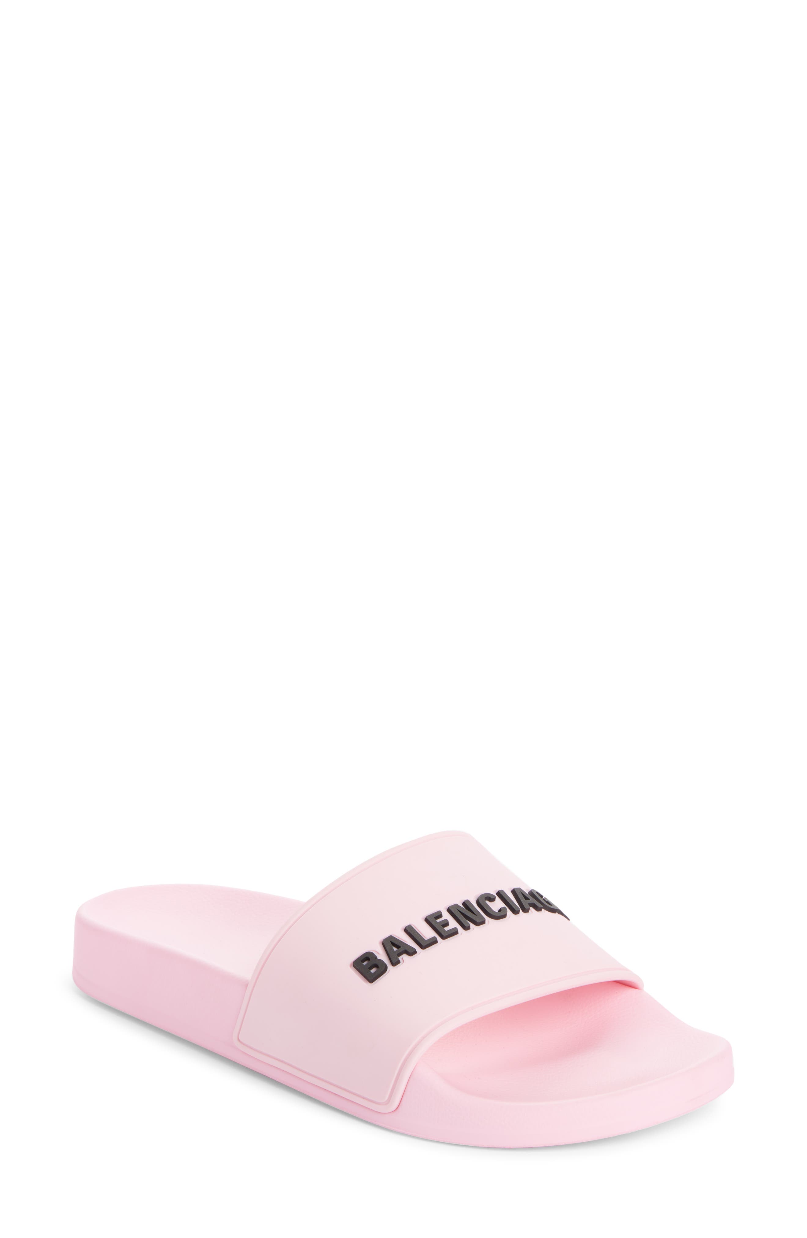 balenciaga slippers pink