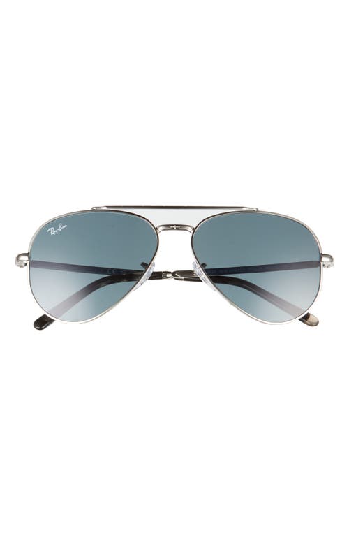 Ray-Ban New Aviator 55mm Pilot Sunglasses in Legend Gold/Clear Dark Brow at Nordstrom