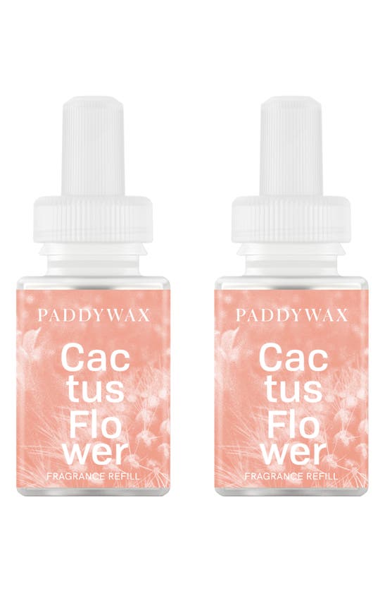 Shop Pura X Paddywax Bamboo & Green Tea 2-pack Diffuser Fragrance Refills In Cactus Flower