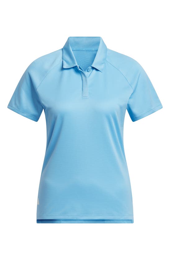 Shop Adidas Golf Ultimate365 Heat.rdy Golf Polo In Semi Blue Burst