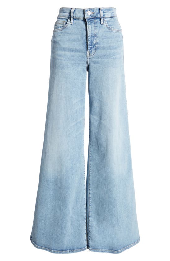 Frame Le Slim Raw Hem High Waist Palazzo Jeans In Colorado