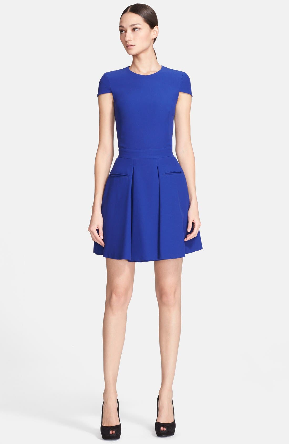 Alexander McQueen Crepe Dress Nordstrom