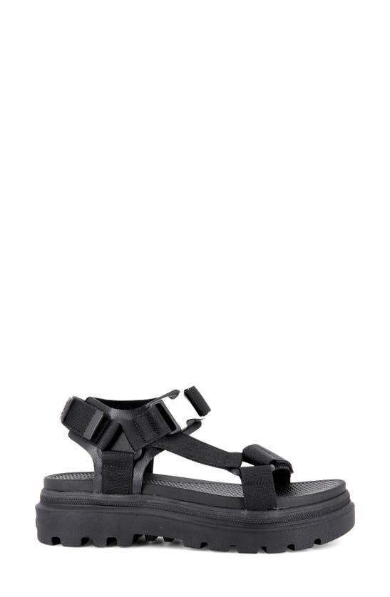 Shop Palladium Pallacruise Platform Sandal In Black/ Black