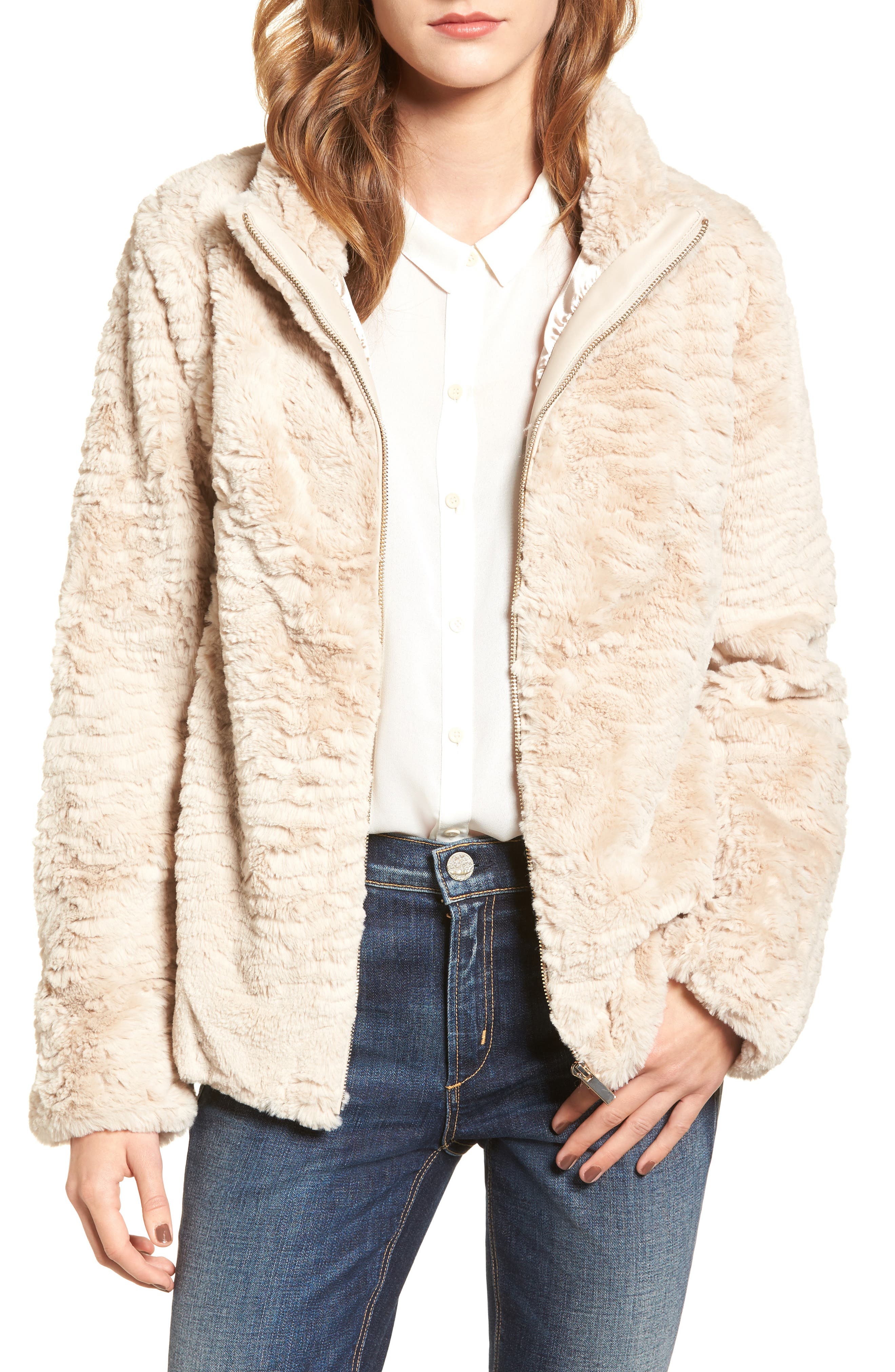 Dorothy Perkins Faux Fur Jacket Nordstrom