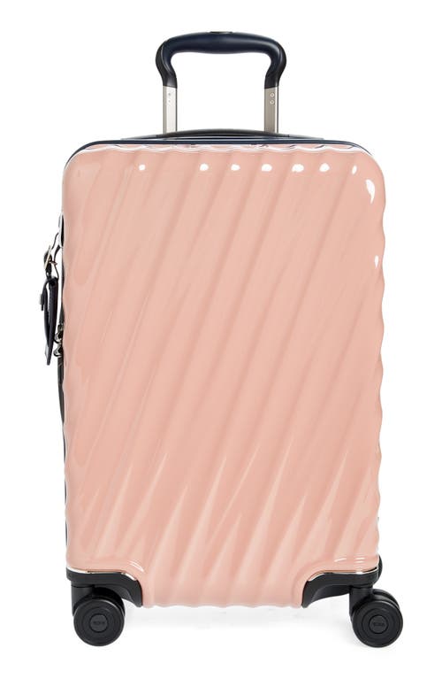 Tumi 22-Inch 19 Degrees International Expandable Spinner Carry-On in Blush/Navy Liquid Print at Nordstrom